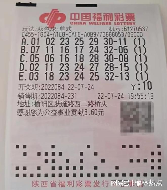 机选双色球(机选双色球一等奖)
